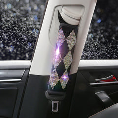 Crystal Car Set - Mirror, Seat Belt, Handbrake, Gear, Door Handle Cover