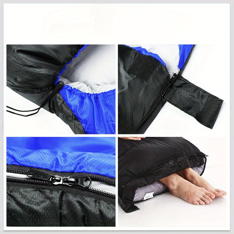 Winter Thickened Thermal Sleeping Bag Envelope for Outdoor Camping