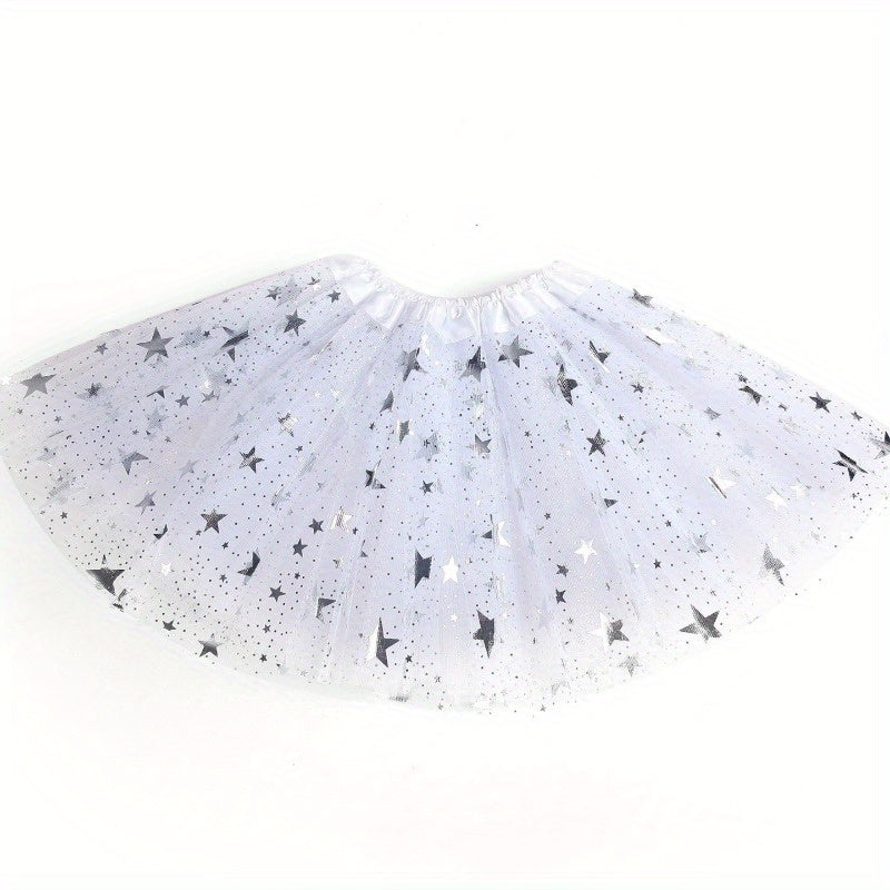 Mesh Skirt Dance Party Half Body Skirt