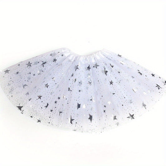 Mesh Skirt Dance Party Half Body Skirt