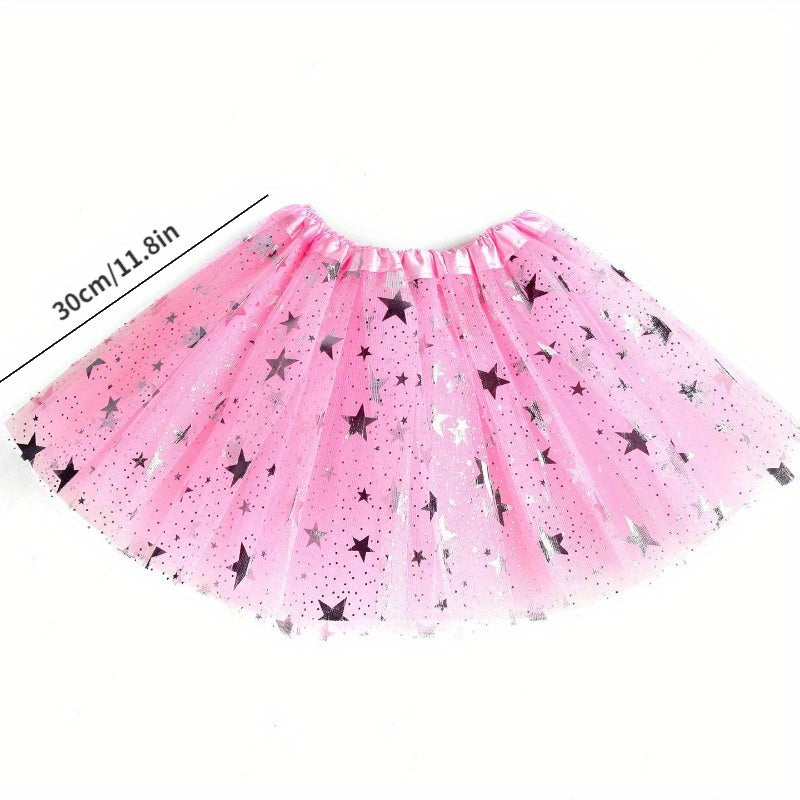 Mesh Skirt Dance Party Half Body Skirt