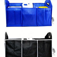 Car Trunk Organizer 3 Compartments Waterproof Storage Bag for SUV