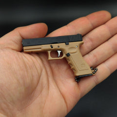 G17 Pistol Model Keychain Metal Gift Pendant