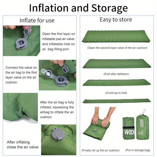 Ultralight Inflatable Mattress Outdoor Sleeping Pad for Camping