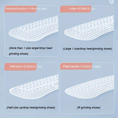 2pcs Silicone Insoles For High Heels