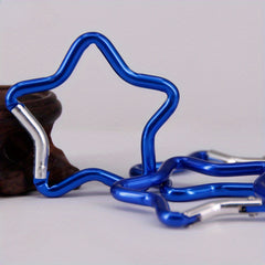 Aluminum Star Carabiner Clip Keyring Outdoor Camping Accessory