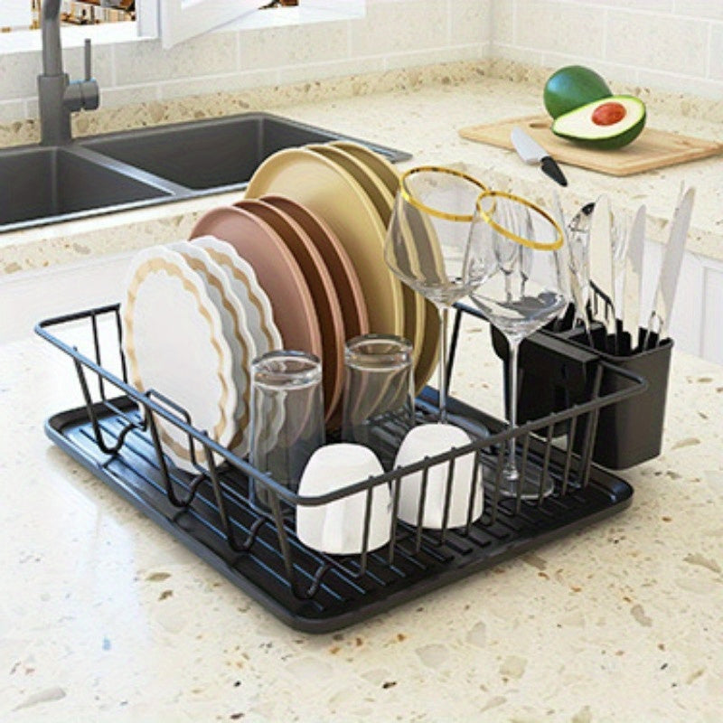 Kitchen Sink Countertop Drain Bowl Rack Dish Storage Rack