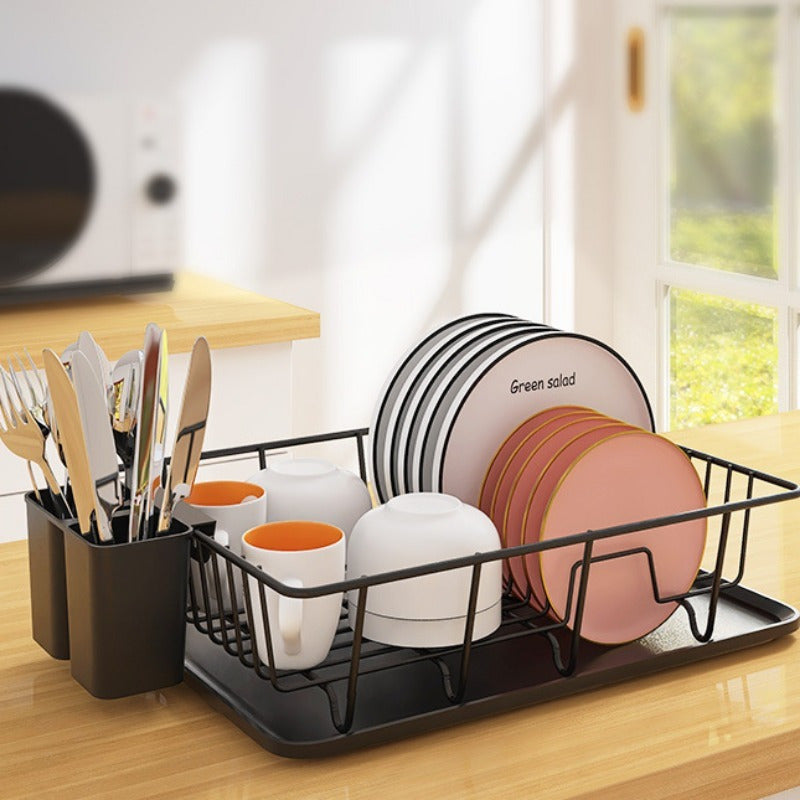 Kitchen Sink Countertop Drain Bowl Rack Dish Storage Rack