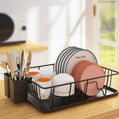 Kitchen Sink Countertop Drain Bowl Rack Dish Storage Rack