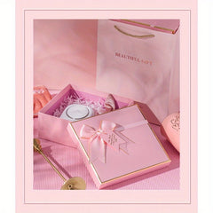Pink With Bow Gift Packaging Box For Birthday Holiday Party