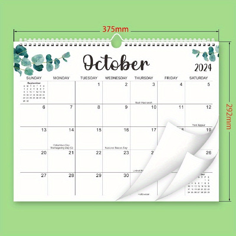 Modern YO Coil Wall Calendar Desk Schedule Notes