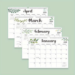 Modern YO Coil Wall Calendar Desk Schedule Notes