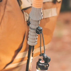 2pcs Backpack Walking Stick Holder Tie Cord Elastic Rope for Camping Hiking