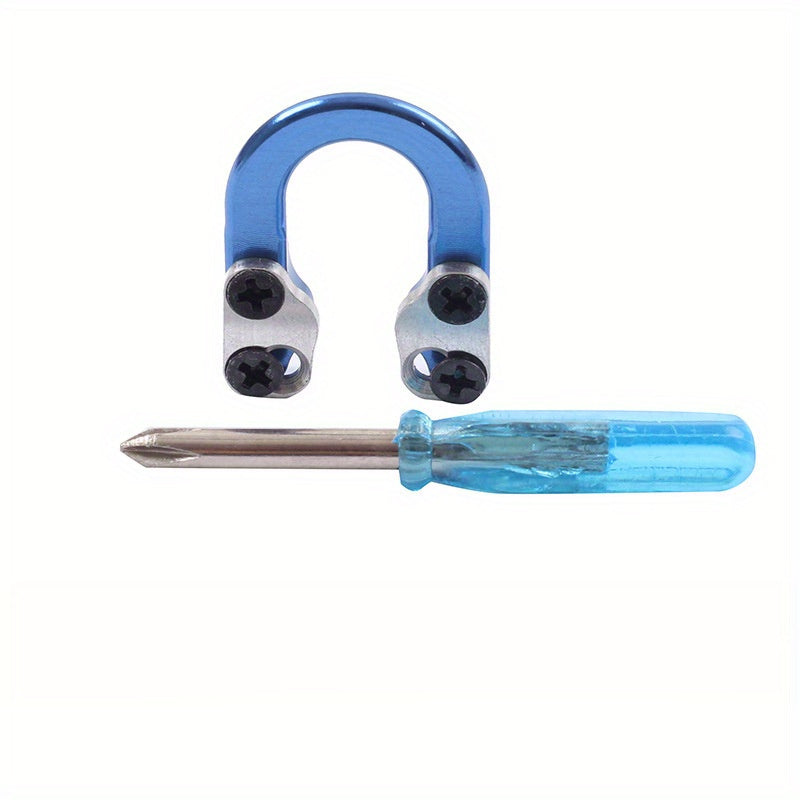 2pcs Metal D Ring Compound Bow Accessories With Screwdriver