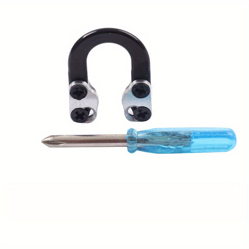 2pcs Metal D Ring Compound Bow Accessories With Screwdriver