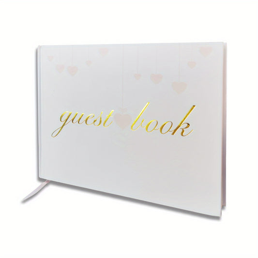 Guest Book 24 X 18 Hardcover Book Foil Stamping Letter