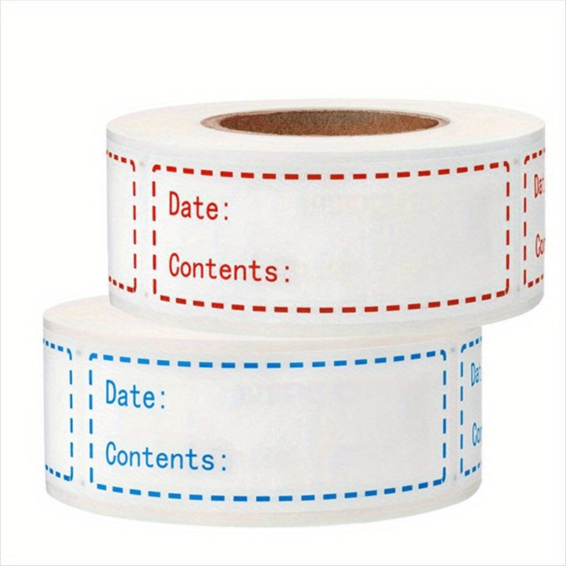 Reusable Freezer Labels for Food Storage Containers & Lids