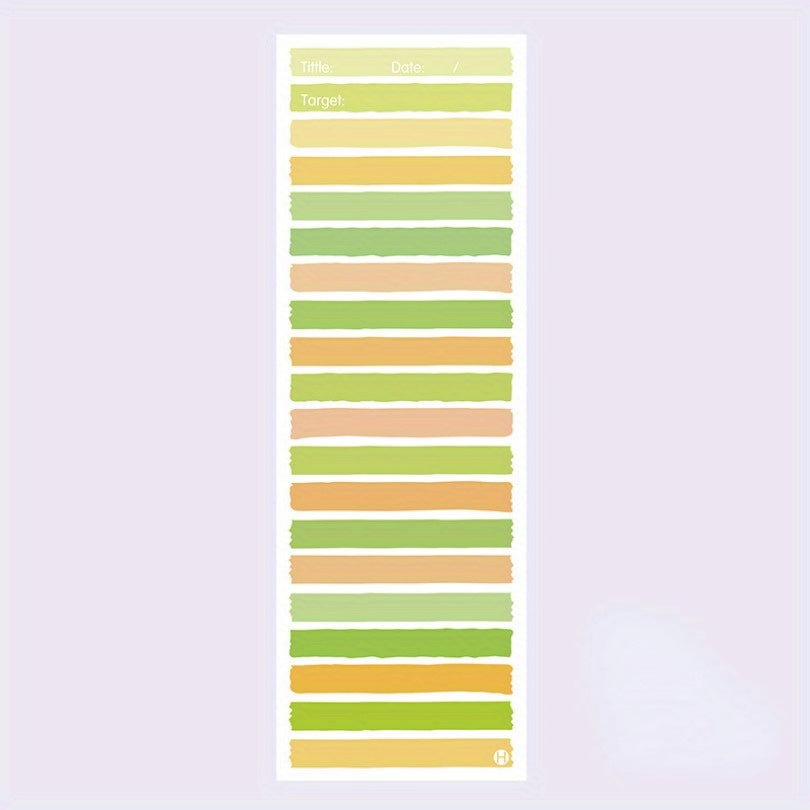 Grid Memo Plan Sticky Note Book 2 Packs