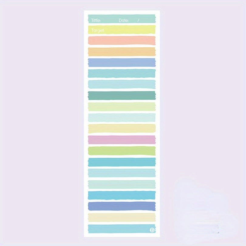 Grid Memo Plan Sticky Note Book 2 Packs