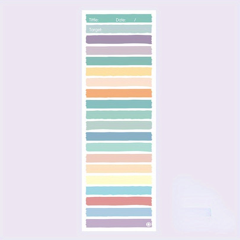 Grid Memo Plan Sticky Note Book 2 Packs