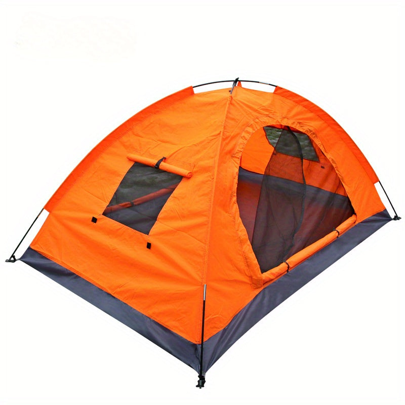Double Manual Auto Tent Double Door Double Window Double Layer Rainproof