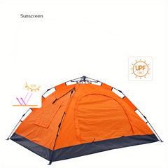 Double Manual Auto Tent Double Door Double Window Double Layer Rainproof