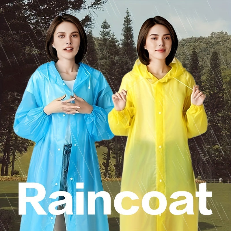 Portable Raincoat for Women & Men - Stay Dry & Stylish