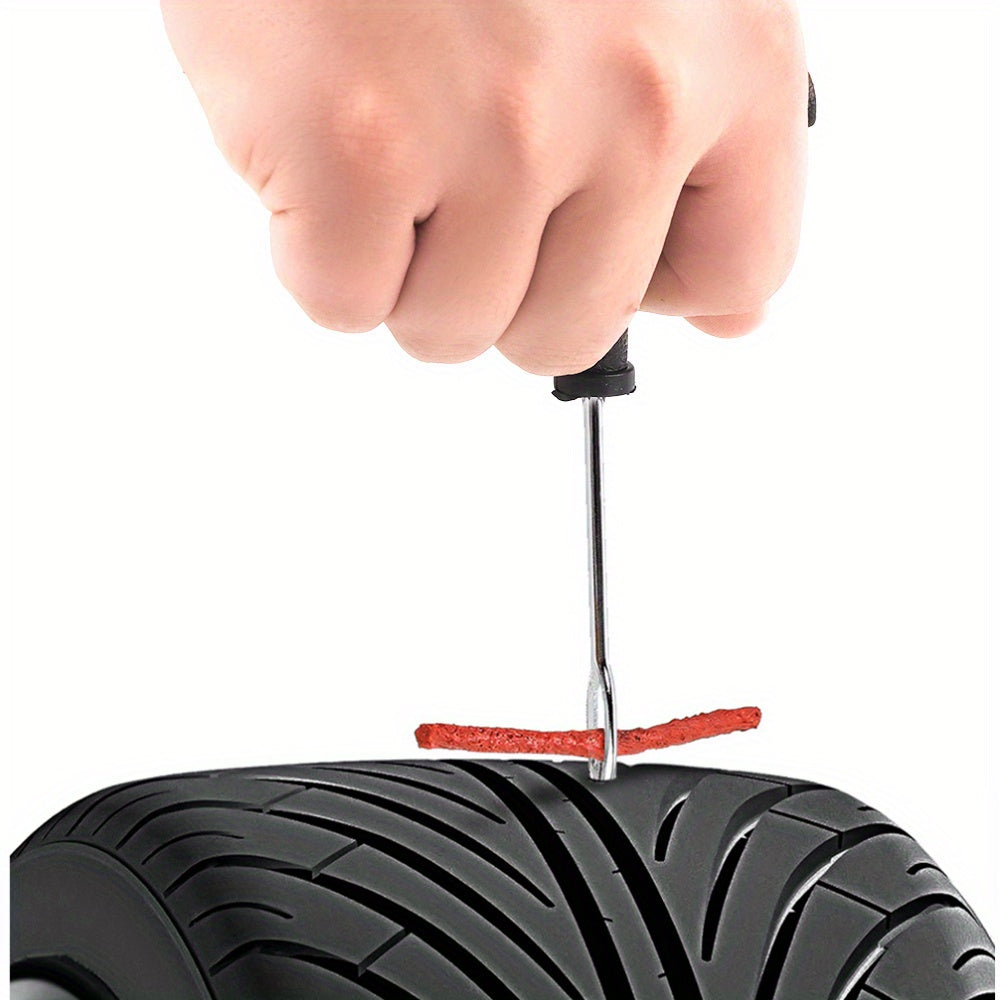 Car Tire Repair Tool Set With Glue Rubber Stripes Tools