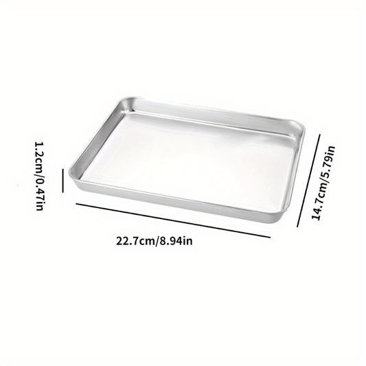 Non Stick Stainless Steel Baking Tray for Easy Cleaning