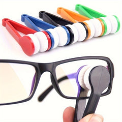 5pcs Mini Glasses Cleaner Soft Sunglasses Wipe Double-sided Cleaning Tool