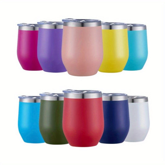 12oz Stainless Steel Vacuum Insulated Tumbler Leak Proof Water Bottle Coffee