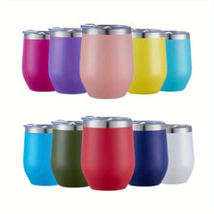 12oz Stainless Steel Vacuum Insulated Tumbler Leak Proof Water Bottle Coffee