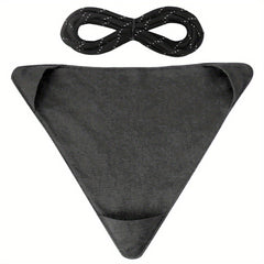 Waterproof Portable Canvas Triangular Stool for Camping