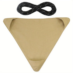 Waterproof Portable Canvas Triangular Stool for Camping