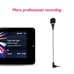 1pc Stereo Mic Audio Microphone For PC Mobile Phone Laptop