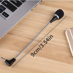 1pc Stereo Mic Audio Microphone For PC Mobile Phone Laptop