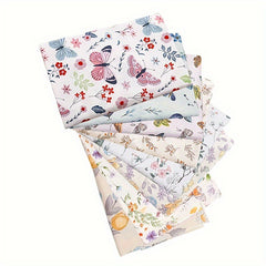 8pcs 100% Cotton Fabric Bundles 50x50cm Quilting Squares for DIY Patchwork
