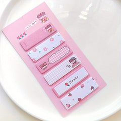 1pc Marker Stickers Small Fresh Self-adhesive Bookmark Stickers