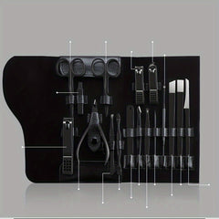 Stainless Steel Nail Clipper Set with Ear Cleaning Spoon