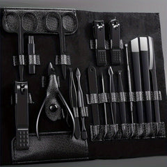 Stainless Steel Nail Clipper Set with Ear Cleaning Spoon
