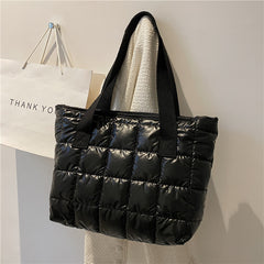 Winter Women's Nylon Tote Bag Large Capacity