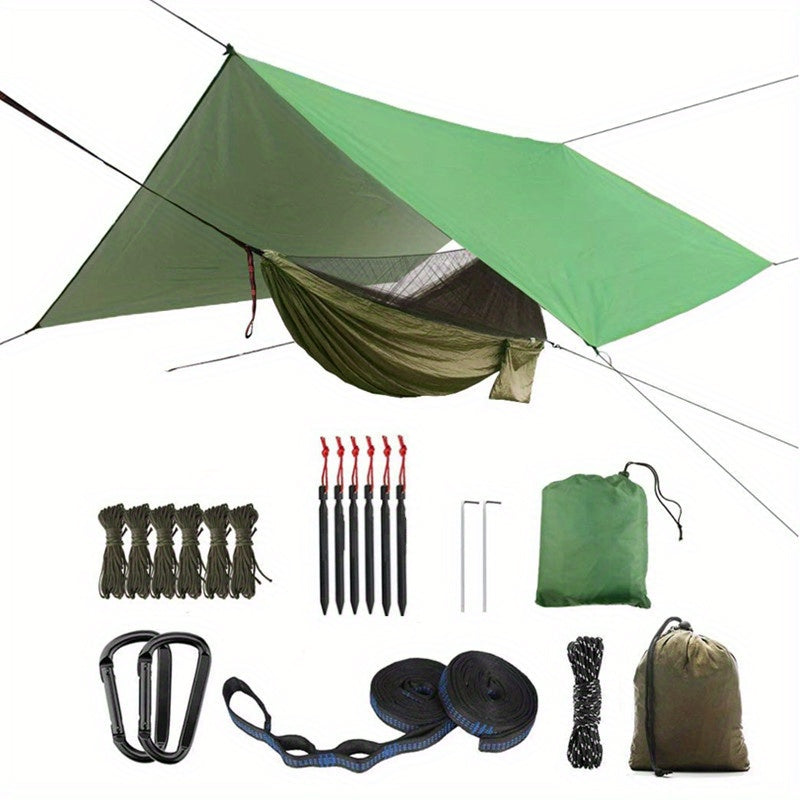 Camping Hammock with Bug Net and Rainfly Tarp