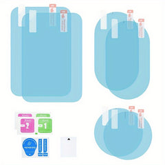 2pcs Clear Rain Film for Car Mirrors - Prevent Water Drops, Anti-Fog