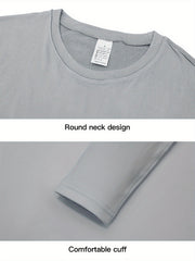 Men's Long Sleeve Compression Shirt for Athletic Cold Weather
