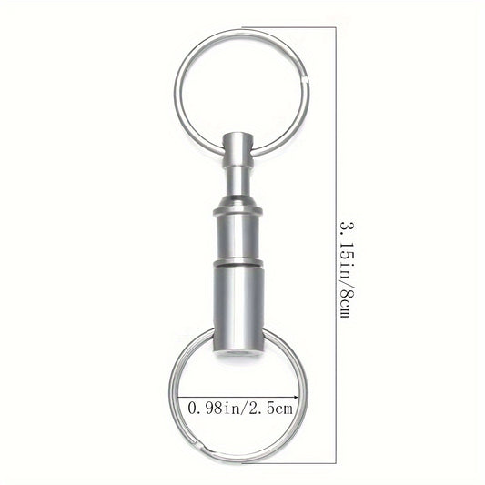 3pcs Detachable Keychain Quick Release Key Chain Carabiner Key Holder