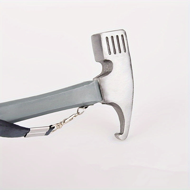 Stainless Steel Camping Hammer with Wood Handle