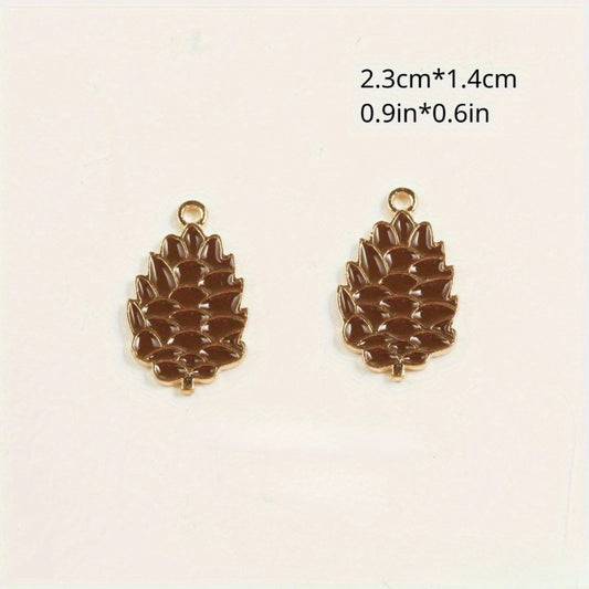 Thanksgiving Fall Pendant Turkey Pumpkin Maple Leaf Key Chain Necklace