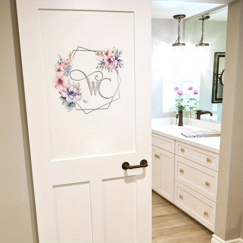 Removable Wall Stickers Toilet Door Stickers