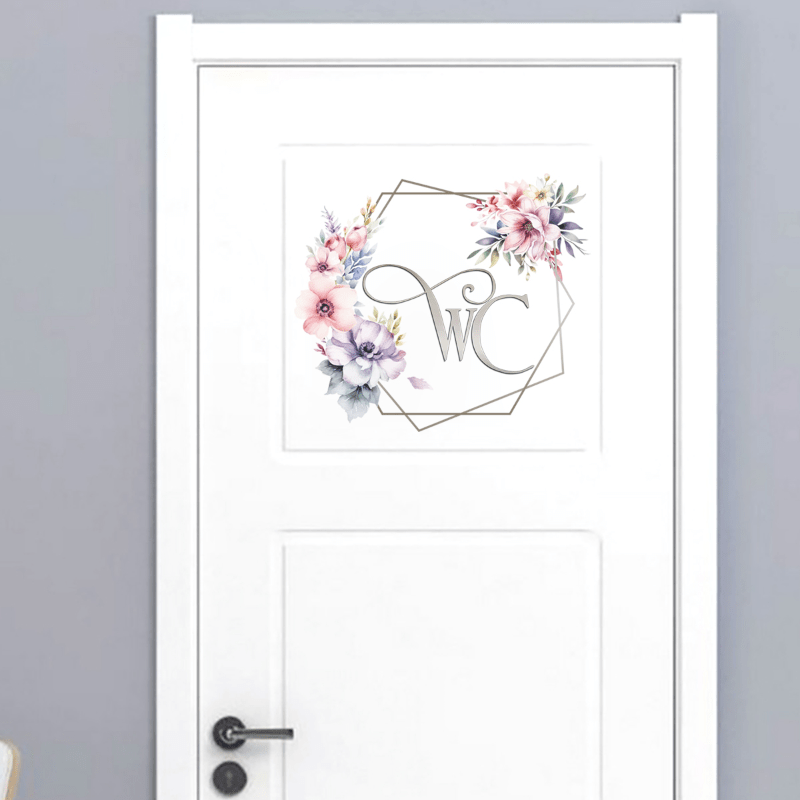 Removable Wall Stickers Toilet Door Stickers