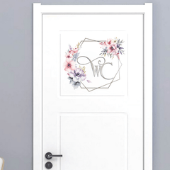 Removable Wall Stickers Toilet Door Stickers